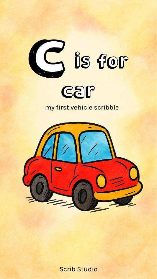 My First Vehicle Scribble cover